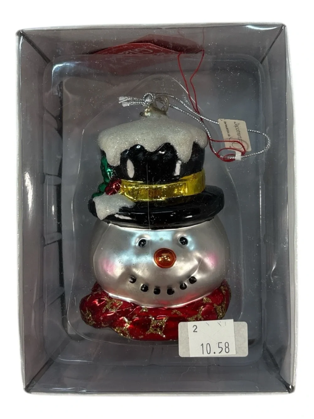 Dept 56 Snowman Head w/ Top Hat 5